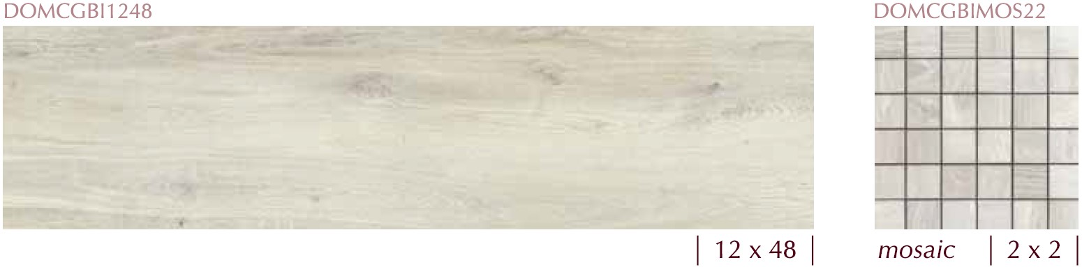 Bianco - Available Porcelain Wood Look Tile -