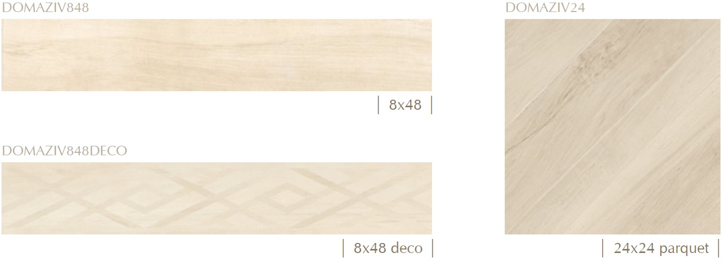 Ivory - Available Porcelain Wood Look Tile -