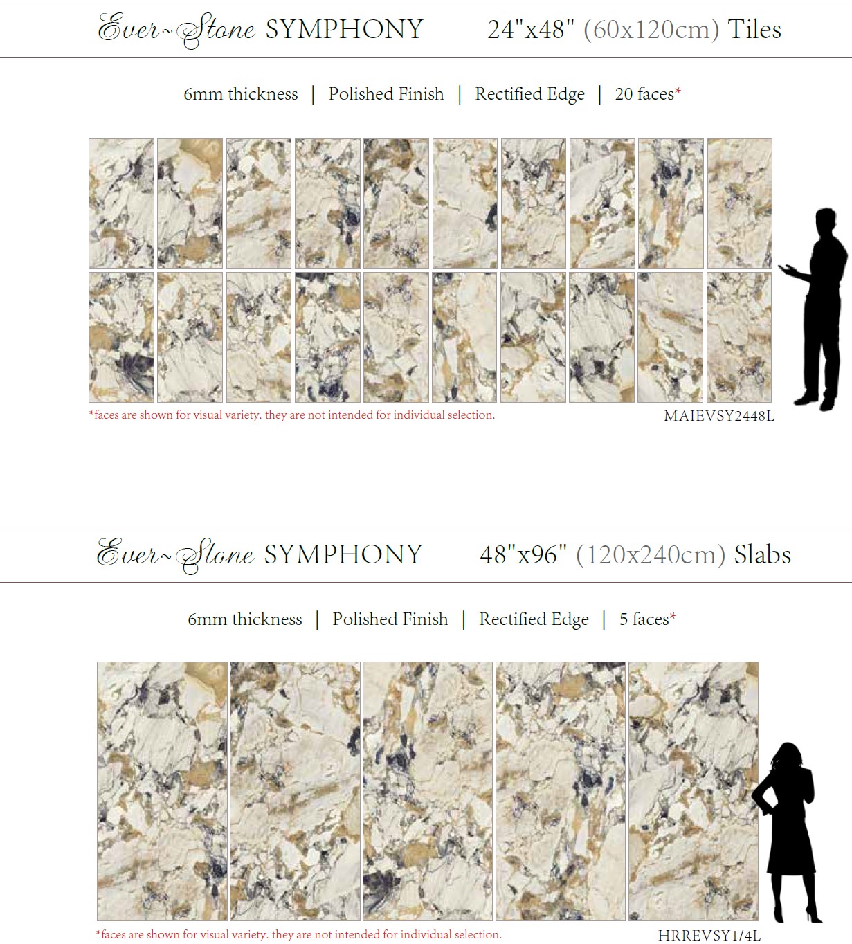 SYMPHONY - Available Porcelain Marble Tile -