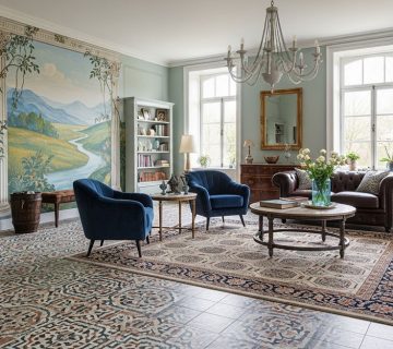 Designing-a-Timeless-Interior-with-Mosaic-Tiles-and-Professional-Painting-Services-